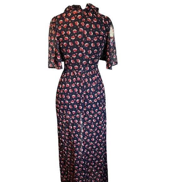 Harriet London Bloomingdale’s Young East Sider Shop Cotton Floral Maxi Dress XXS - Picture 4 of 11